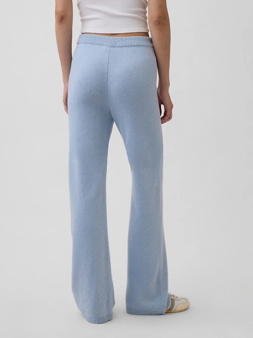 Vintage Angora Sweater Pants in Light Blue - Picture 5 of 5